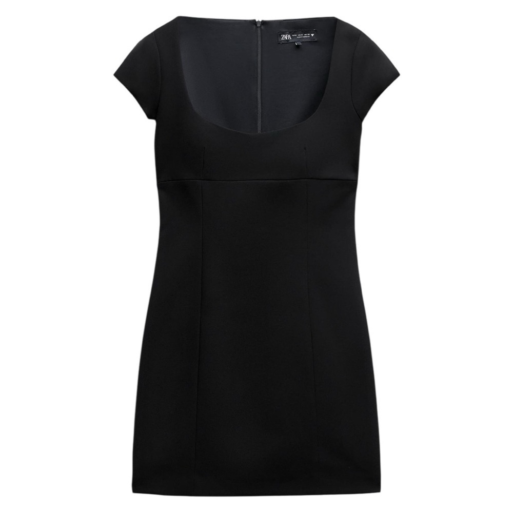 🖤 ZARA Short Fitted Black Dress | Size XL | New